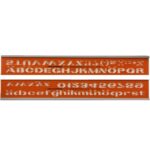 STANDARDGRAPH LETTERING GUIDE No.211/12MM [POSEIDON]