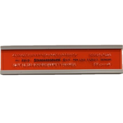 STANDARDGRAPH LETTERING GUIDE No.231/3MM [GREEK]