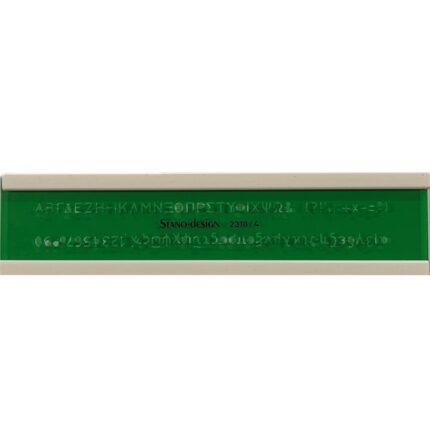 STANDARDGRAPH LETTERING GUIDE No.2318/4MM [GREEK]