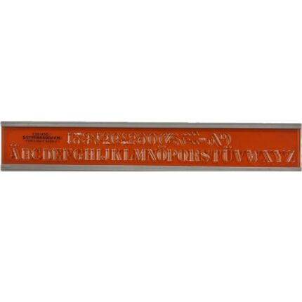 STANDARDGRAPH LETTERING GUIDE No.235/10MM [STENCIL STYLE]