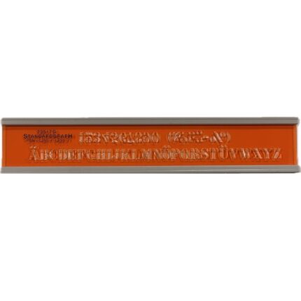 STANDARDGRAPH LETTERING GUIDE No.235/7MM [STENCIL STYLE]