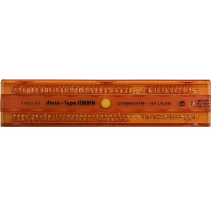 STANDARDGRAPH LETTERING GUIDE No.2522/3.5MM