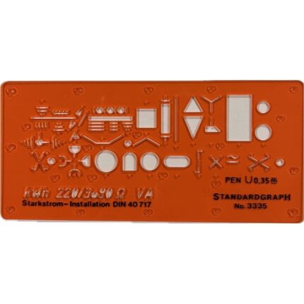 STANDARDGRAPH TEMPLATE No.3335 HEAVY CURRENT INSTALLATION