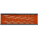 STANDARDGRAPH TEMPLATE No.4305 I-BEAM [IPN] PROFILE CUTOUTS