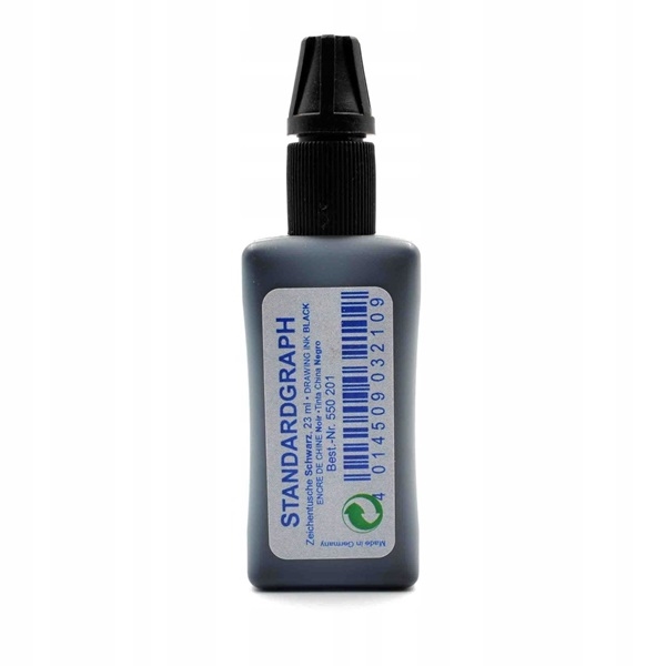 ST550201.jpg STANDARDGRAPH DRAWING INK 23ML BLACK - Image 1