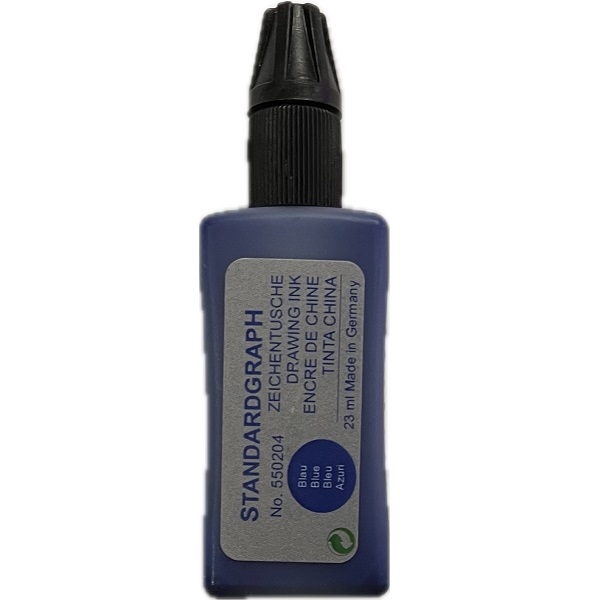 ST550204.jpg STANDARDGRAPH DRAWING INK 23ML BLUE - Image 1
