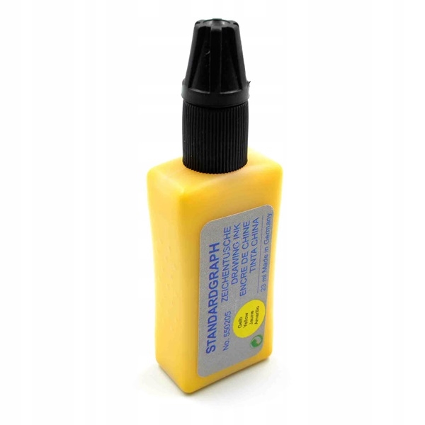 ST550205.jpg STANDARDGRAPH DRAWING INK 23ML YELLOW - Image 1