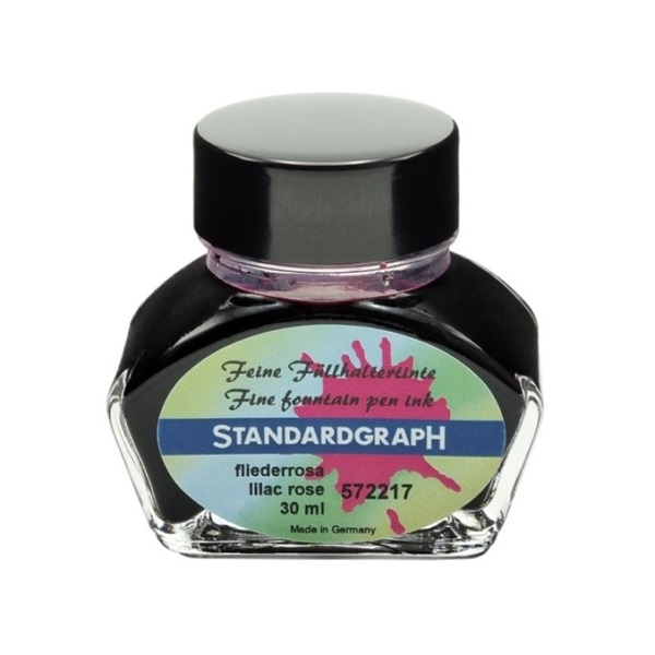 ST572217.jpg STANDARDGRAPH FINE PEN INK 30ML LILAC ROSE - Image 1