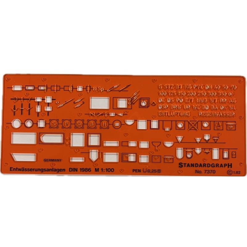 ST7370.jpg STANDARDGRAPH TEMPLATE No.7370 SEWERAGE SYSTEMS - Image 1
