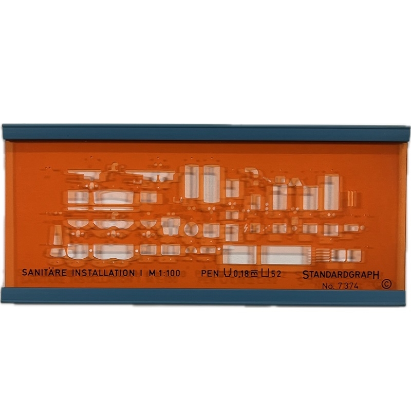 ST7374.jpg STANDARDGRAPH TEMPLATE No.7374 SANITARY INSTALLATION DRAWING - Image 1