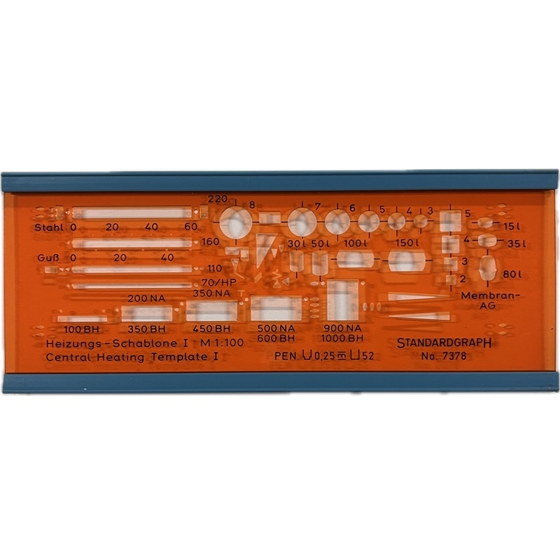 ST7378.jpg STANDARDGRAPH TEMPLATE No.7378 1:100 CENTRAL HEATING I - Image 1