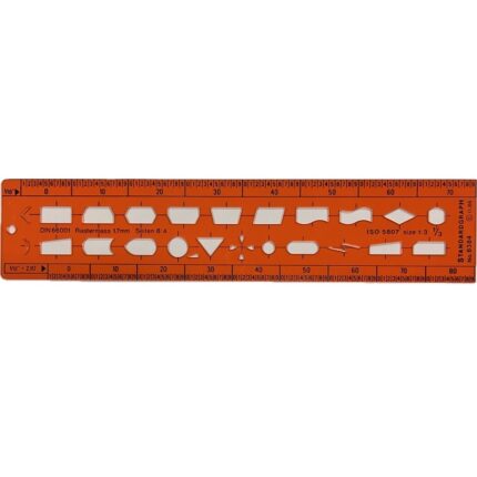 STANDARDGRAPH TEMPLATE No.8384 NATO MILITARY MARKING
