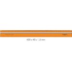 STANDARDGRAPH PLASTIC SCALE 420X40X1.5MM No.8400