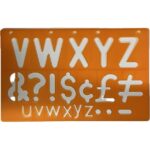STANDARDGRAPH LETTERING STENCIL 50MM - Image 3