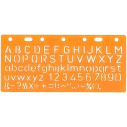 STANDARDGRAPH LETTERING STENCIL 5MM