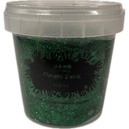 BRIANCLEGG GLITTER FINGER PAINT 150ML GREEN