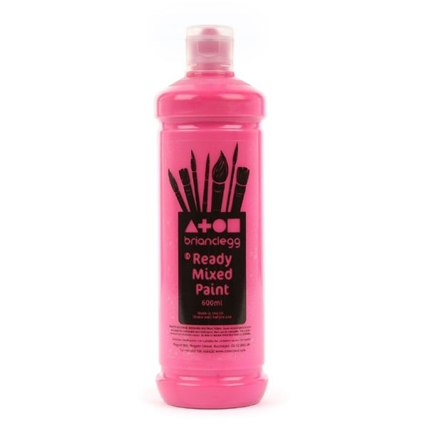 BCAR8120.jpg BRIANCLEGG READY MIXED TEMPERA PAINT 600ML CERISE - Image 1