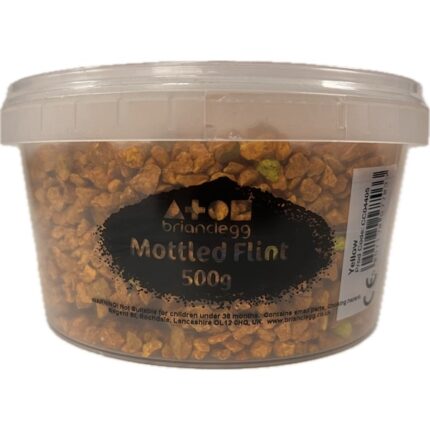 BRIANCLEGG MOTTLED FLINT/COLOURED STONES 500G YELLOW