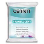 CERNIT POLYMER CLAY TRANSLUCENT 56G TURQUOISE BLUE
