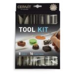 CERNIT PLASTIC TOOL KIT [8 TOOLS - 16 FUNCTIONS]