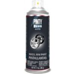 PINTYPLUS TECH SPRAY 400ML WHEEL RIM PAINT SILVER
