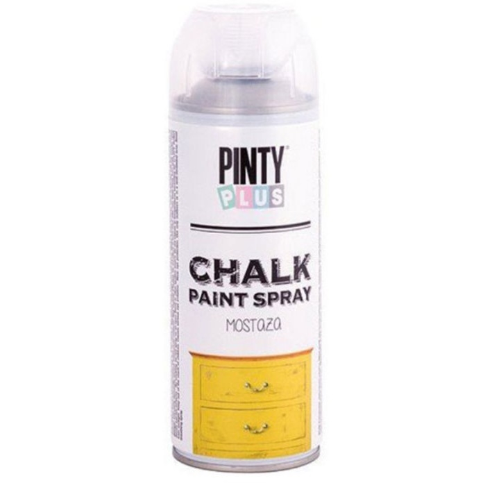 NVS801.jpg PINTYPLUS CHALK SPRAY PAINT 400ML CK801 MUSTARD - Image 1