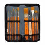 DALER ROWNEY SIMPLY ACRYLIC BRUSH ZIP CASE [SH] 10PCS - Image 2
