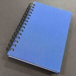 DALER ROWNEY CACHET LINEN SKETCHBOOK [SPIRAL] 5.25X8.25IN/13.3X21CM 110G 80SH BLUE