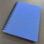 DALER ROWNEY CACHET LINEN SKETCHBOOK [SPIRAL] 7X10IN/17.8X25.4CM 110G 80SH BLUE
