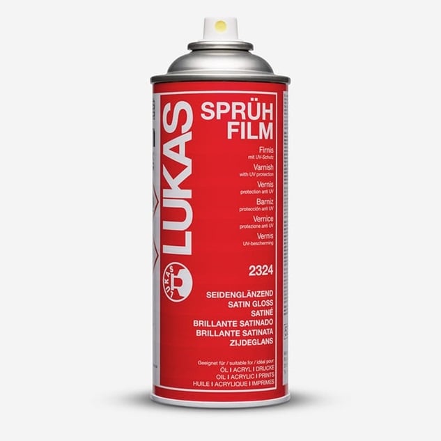 723240400.jpg 400ML LUKAS SPRAY FILM VARNISH SATIN - Image 1