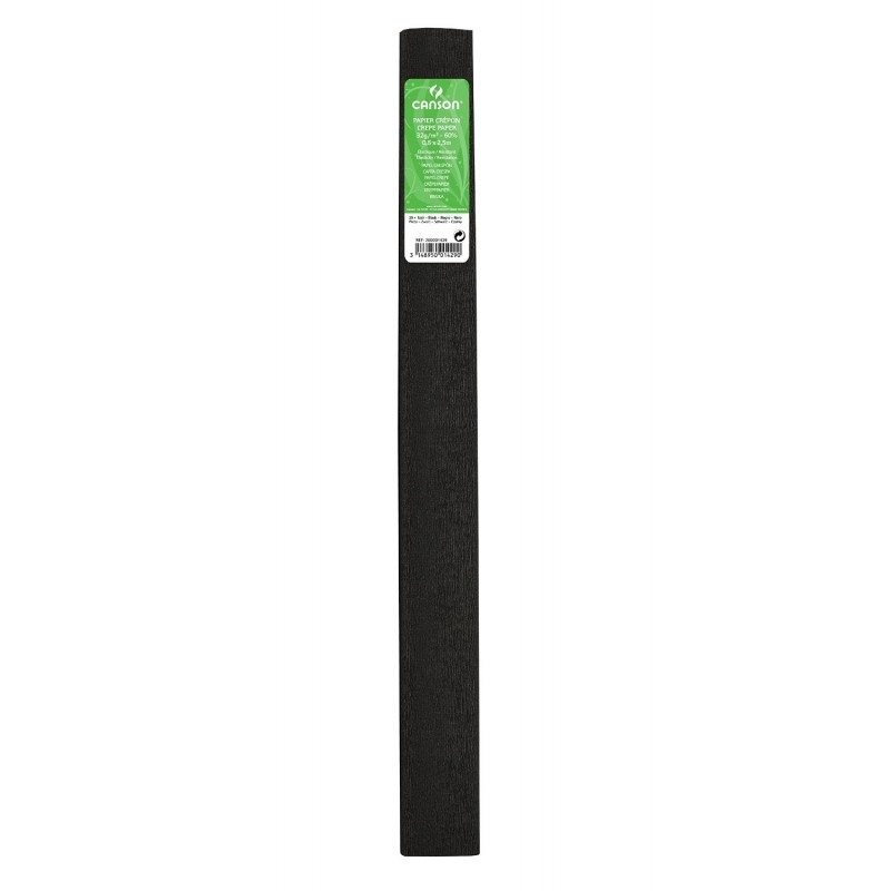 C1429.jpg CANSON CREPE PAPER 0.5X2.5M 32G BLACK - Image 1