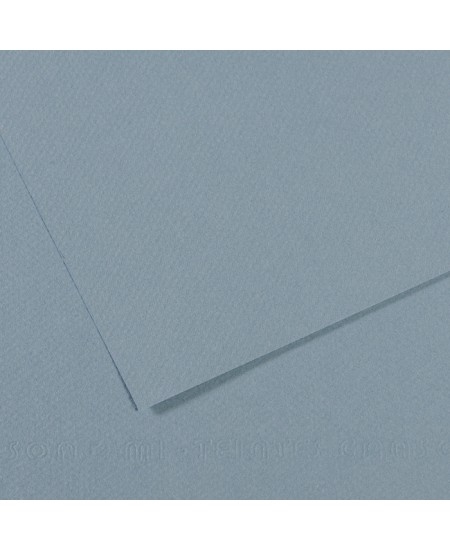 C321174.jpg CANSON MI-TEINTES PAPER 160G 50X65CM BLEU CLAIR 490 - Image 1