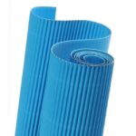 CANSON CORRUGATED CARDBOARD [ONDULÉ] 300G 50X70CM TURQUOISE BLUE