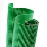 CANSON CORRUGATED CARDBOARD [ONDULÉ] 300G 50X70CM LIGHT GREEN