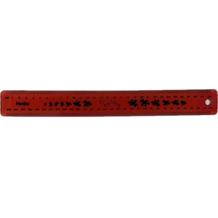 HELIX PLASTIC FLEXIBLE RULER 30CM