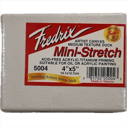 FREDRIX MINI-STRETCH CANVAS 4X5IN/10.16X12.7CM