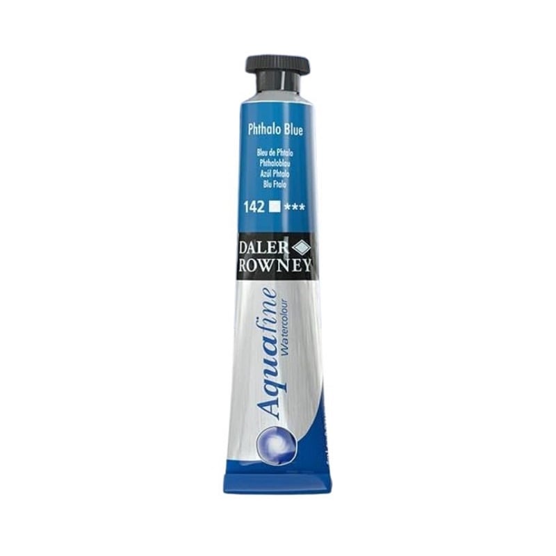 131008142.jpg DALER ROWNEY AQUAFINE WATERCOLOUR 8ML PHTHALO BLUE - Image 1