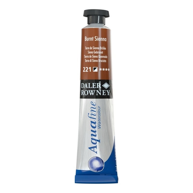 131008221.jpg DALER ROWNEY AQUAFINE WATERCOLOUR 8ML BURNT SIENNA - Image 1