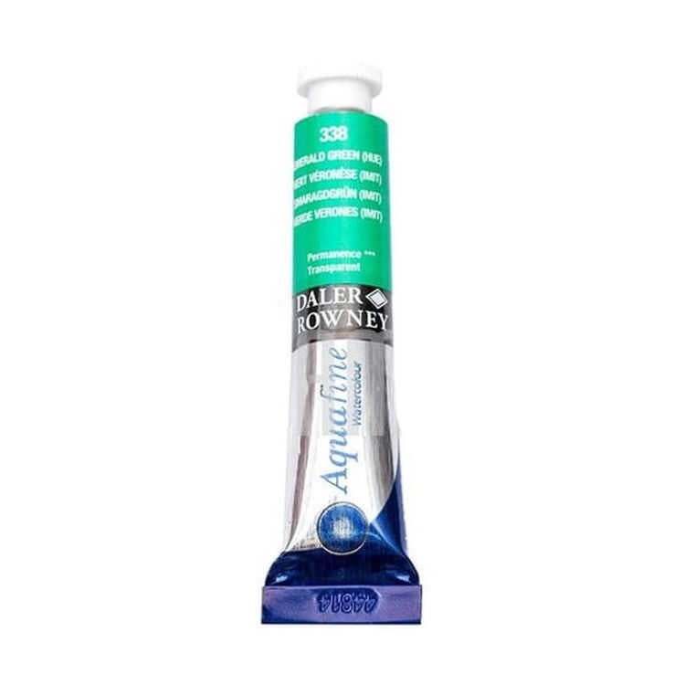 131008338.jpg DALER ROWNEY AQUAFINE WATERCOLOUR 8ML EMERALD GREEN - Image 1