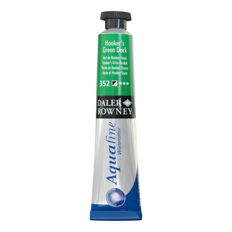131008352.jpg DALER ROWNEY AQUAFINE WATERCOLOUR 8ML HOOKERS GREEN - Image 1