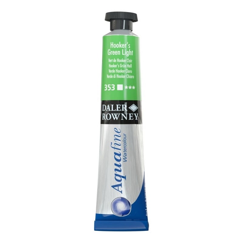 131008353.jpg DALER ROWNEY AQUAFINE WATERCOLOUR 8ML HOOKERS GREEN LIGHT - Image 1