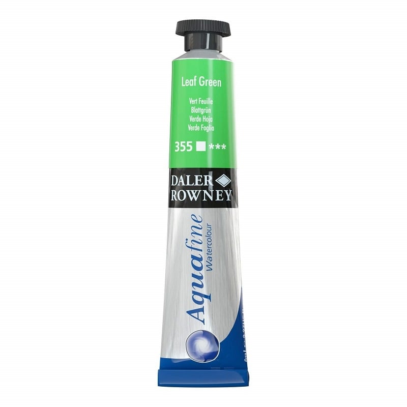 131008355.jpg DALER ROWNEY AQUAFINE WATERCOLOUR 8ML LEAF GREEN - Image 1