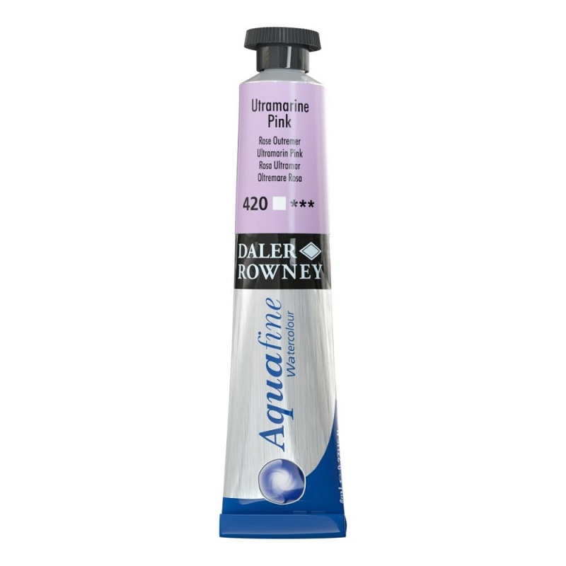 131008420.jpg DALER ROWNEY AQUAFINE WATERCOLOUR 8ML ULTRAMARINE PINK - Image 1