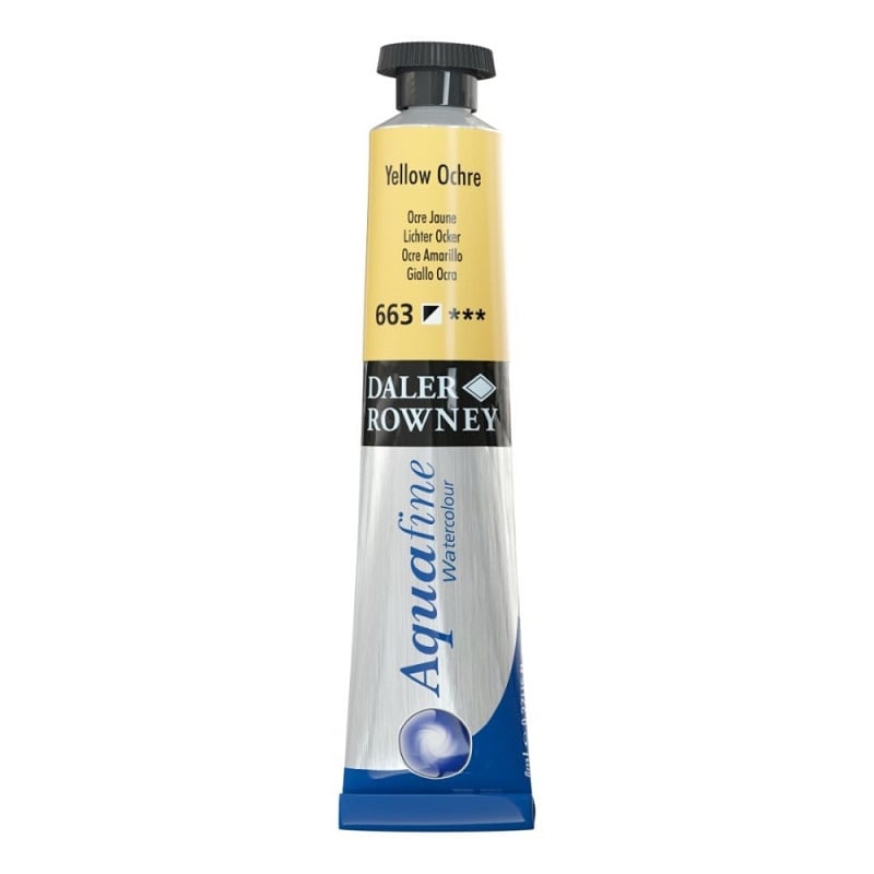 131008663.jpg DALER ROWNEY AQUAFINE WATERCOLOUR 8ML YELLOW OCHRE - Image 1