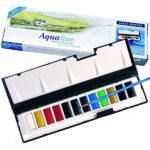 DALER ROWNEY AQUAFINE WATERCOLOUR PAINT 12 WHOLE PAN SET