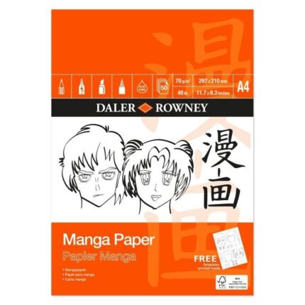 DALER ROWNEY MANGA MARKER PAPER [PAD] A4 70G 50SH