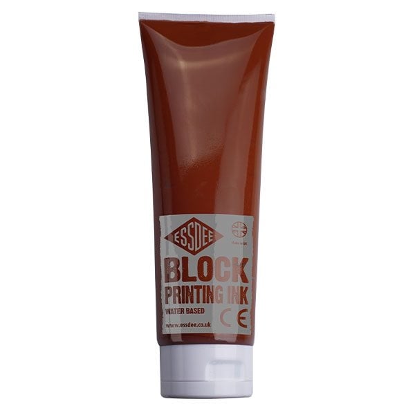 EACLPI.10.jpg ESSDEE BLOCK PRINTING LINO INK 300ML BURNT SIENNA - Image 1