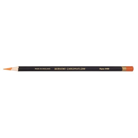 DRW2306035.jpg DERWENT CHROMAFLOW PENCIL 0400 FLAME - Image 1