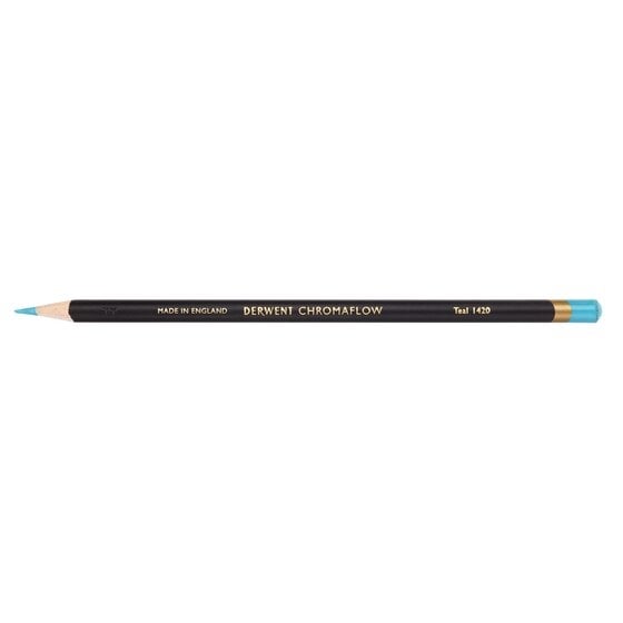 DRW2306064.jpg DERWENT CHROMAFLOW PENCIL 1420 TEAL - Image 1