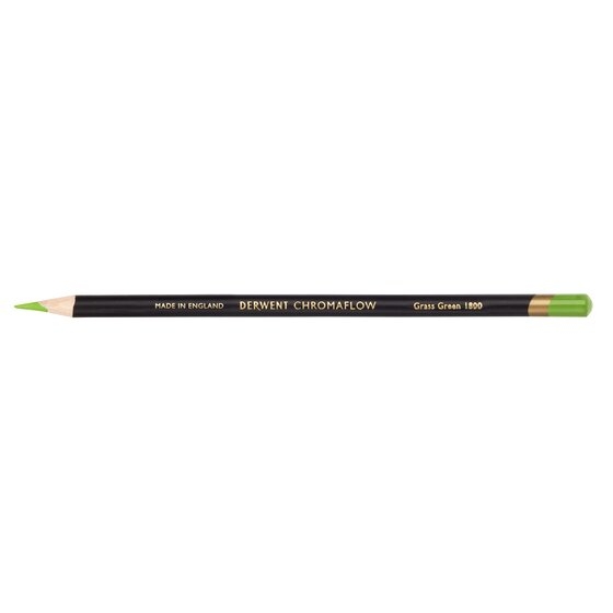 DRW2306074.jpg DERWENT CHROMAFLOW PENCIL 1800 GRASS GREEN - Image 1